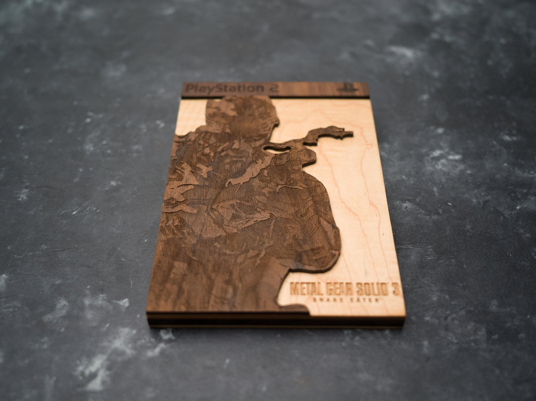metal gear solid 3 ps2 cover Metal Gear Solid 3 PlayStation 2 / PS2 Cover Replica – Pigminted