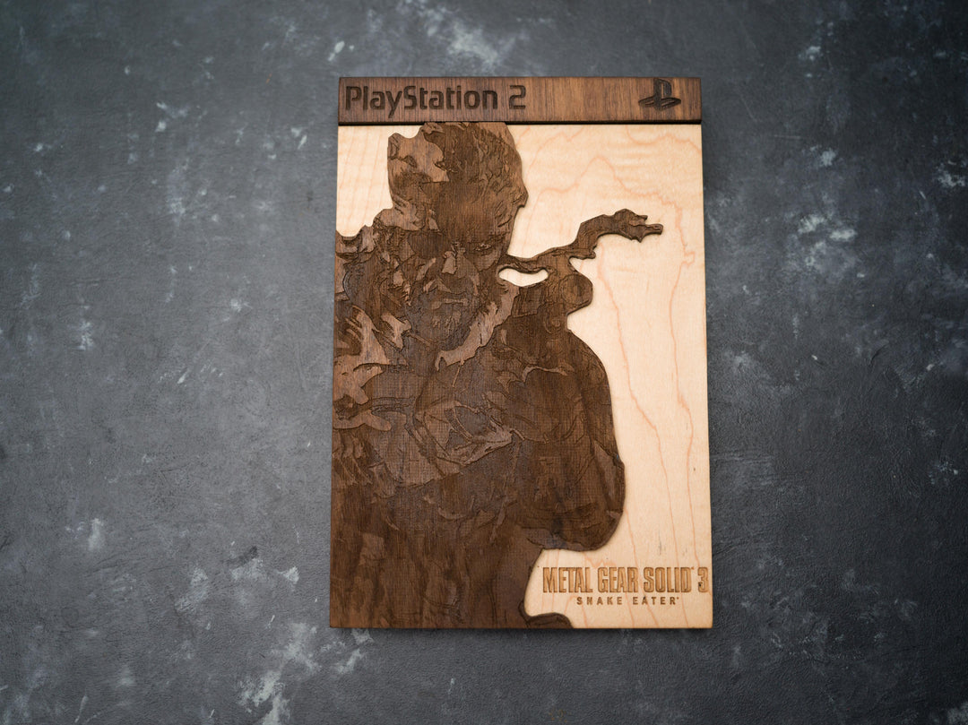 metal gear solid 3 playstation 2 Metal Gear Solid 3 PlayStation 2 / PS2 Cover Replica – Pigminted