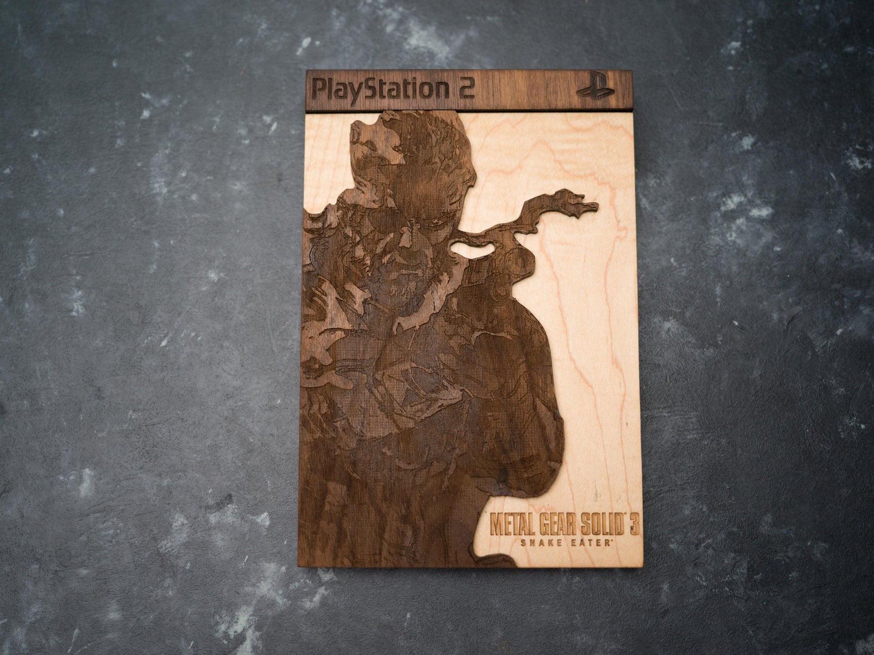 metal gear solid 3 ps2 cover Metal Gear Solid 3 PlayStation 2 / PS2 Cover Replica – Pigminted