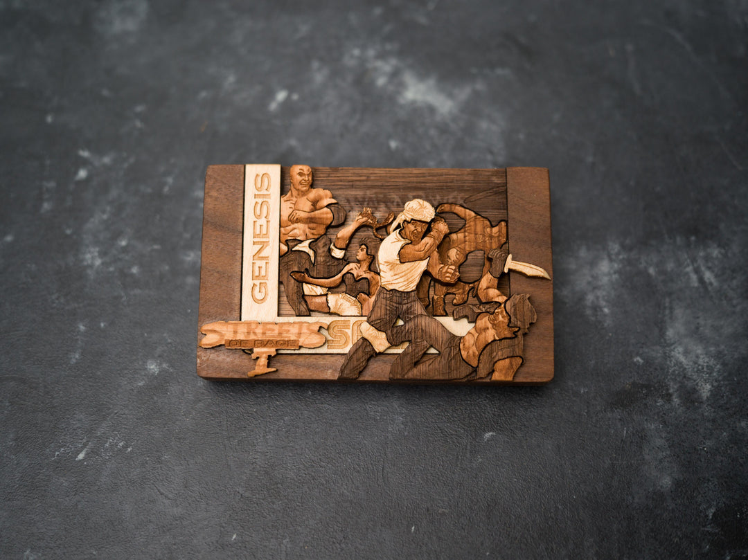 Wooden Streets of Rage SEGA replica