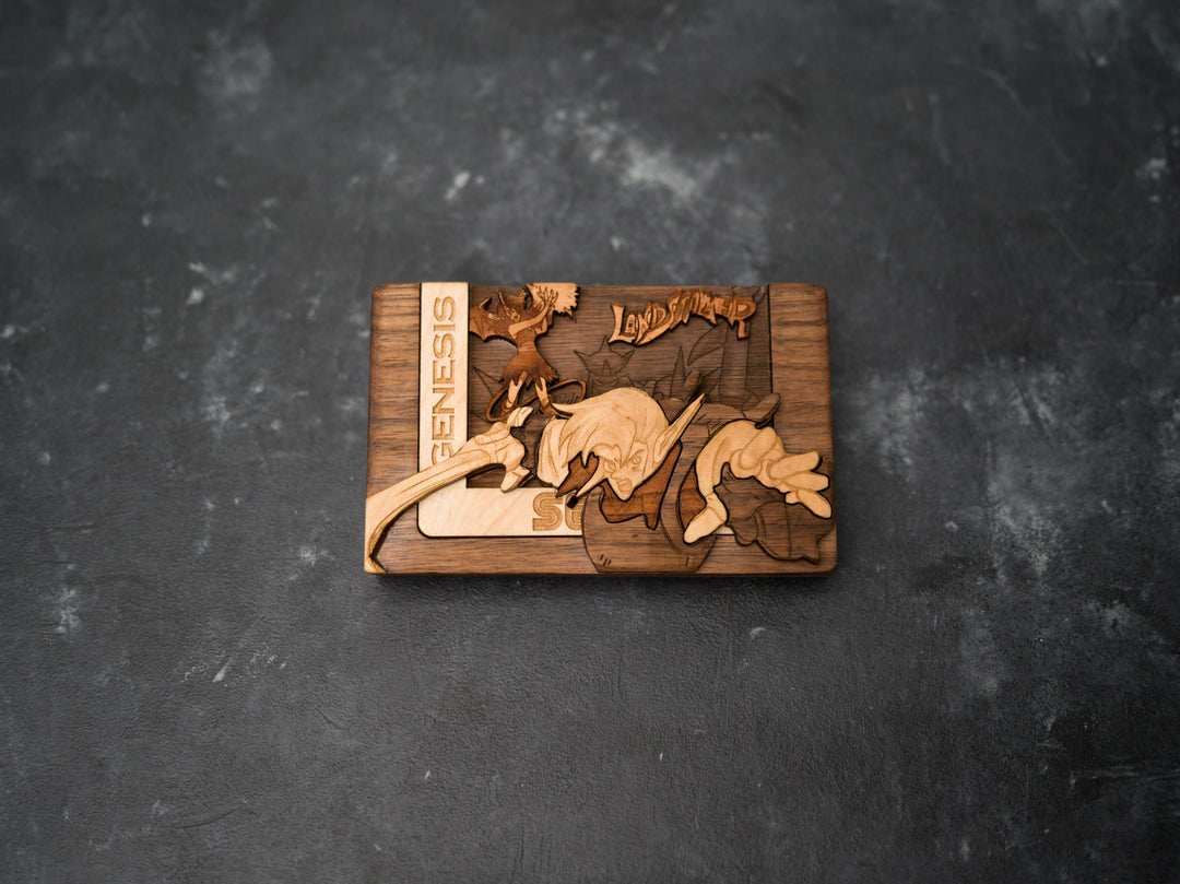 Wooden Shining Force 2 Sega replica