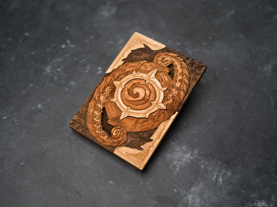 Custom Wooden Hearthstone Cards