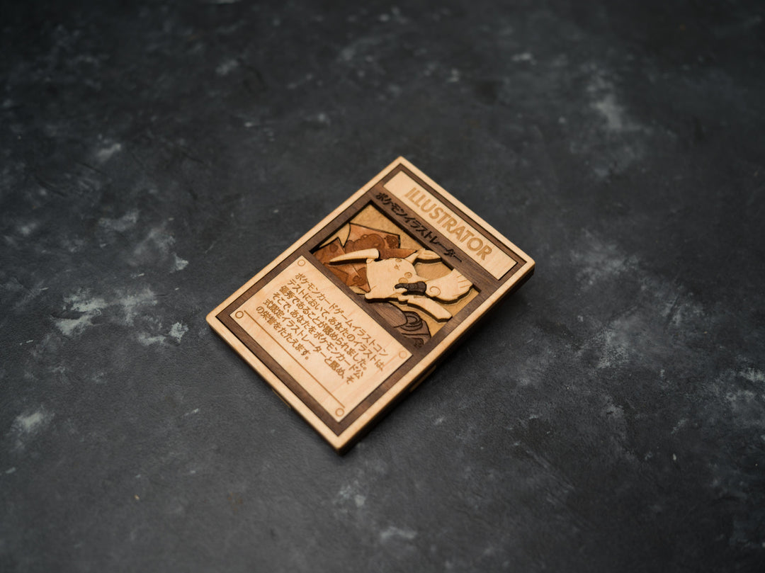Custom Wooden Pokemon Cards Pigminted Custom Wooden Pokemon Cards Pigminted