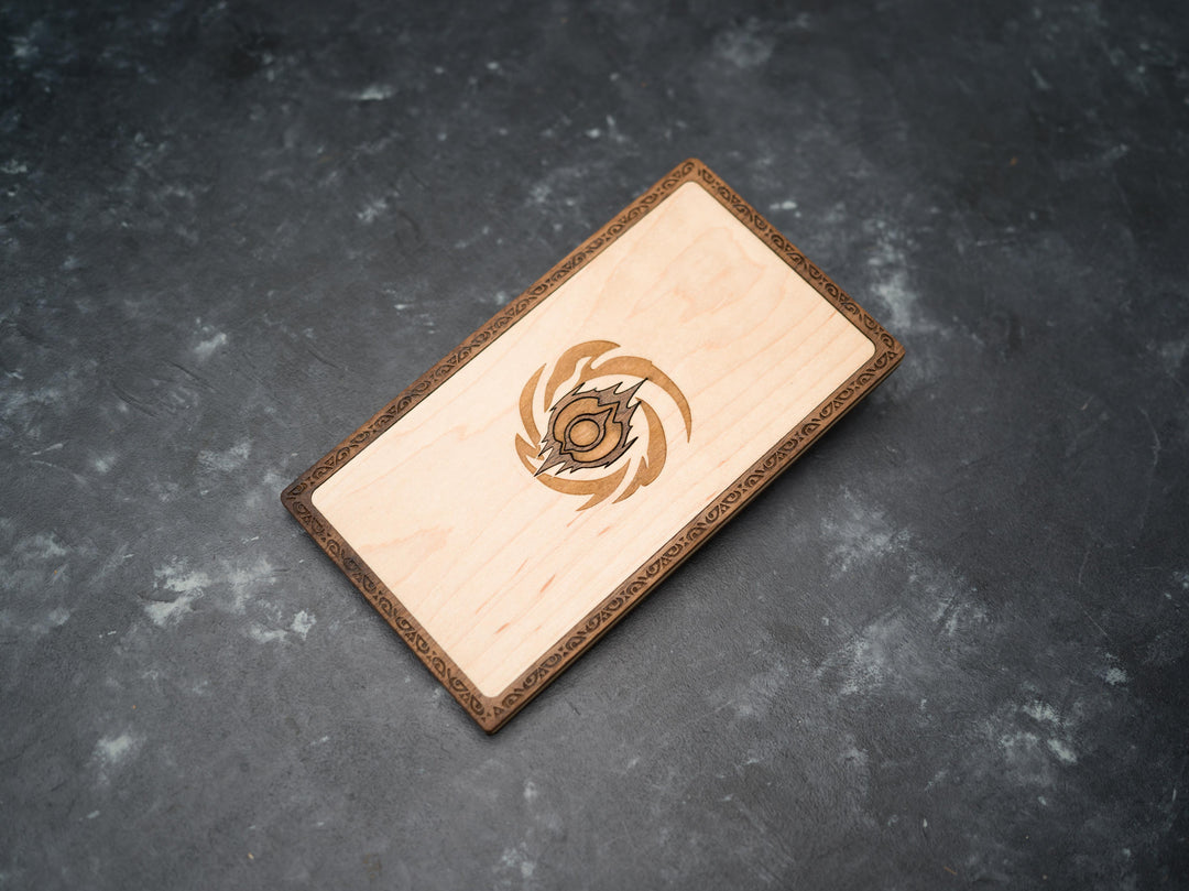 Wooden Genshin Impact card