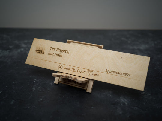 Custom Wooden Elden Ring Message