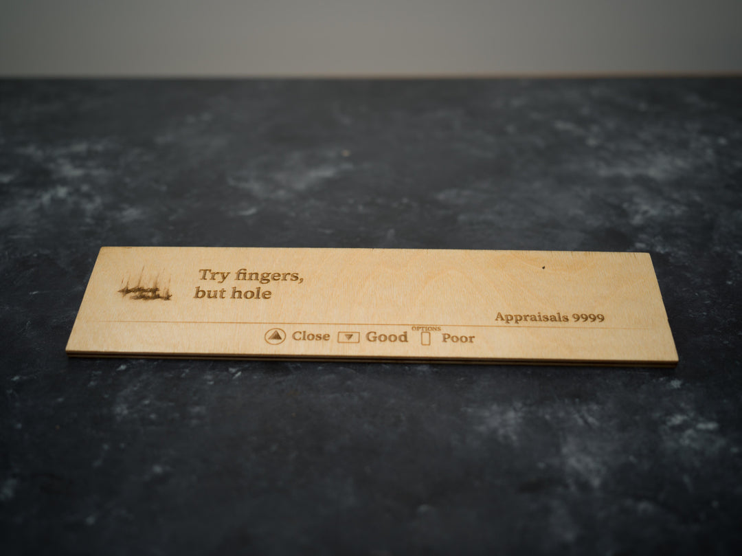 Custom Wooden Elden Ring Message