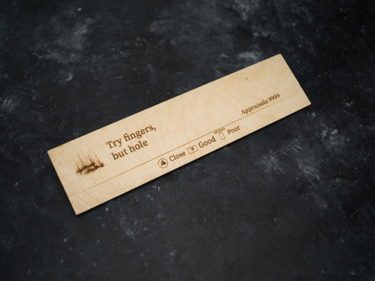 Custom Wooden Elden Ring Message