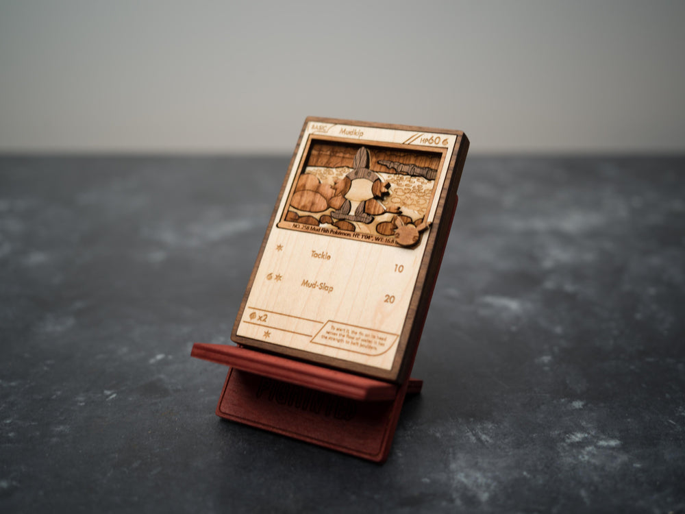 Custom Wooden Pokemon Cards