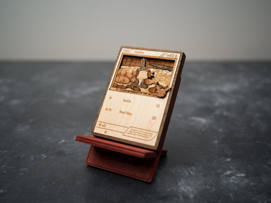 Custom Wooden Pokemon Cards