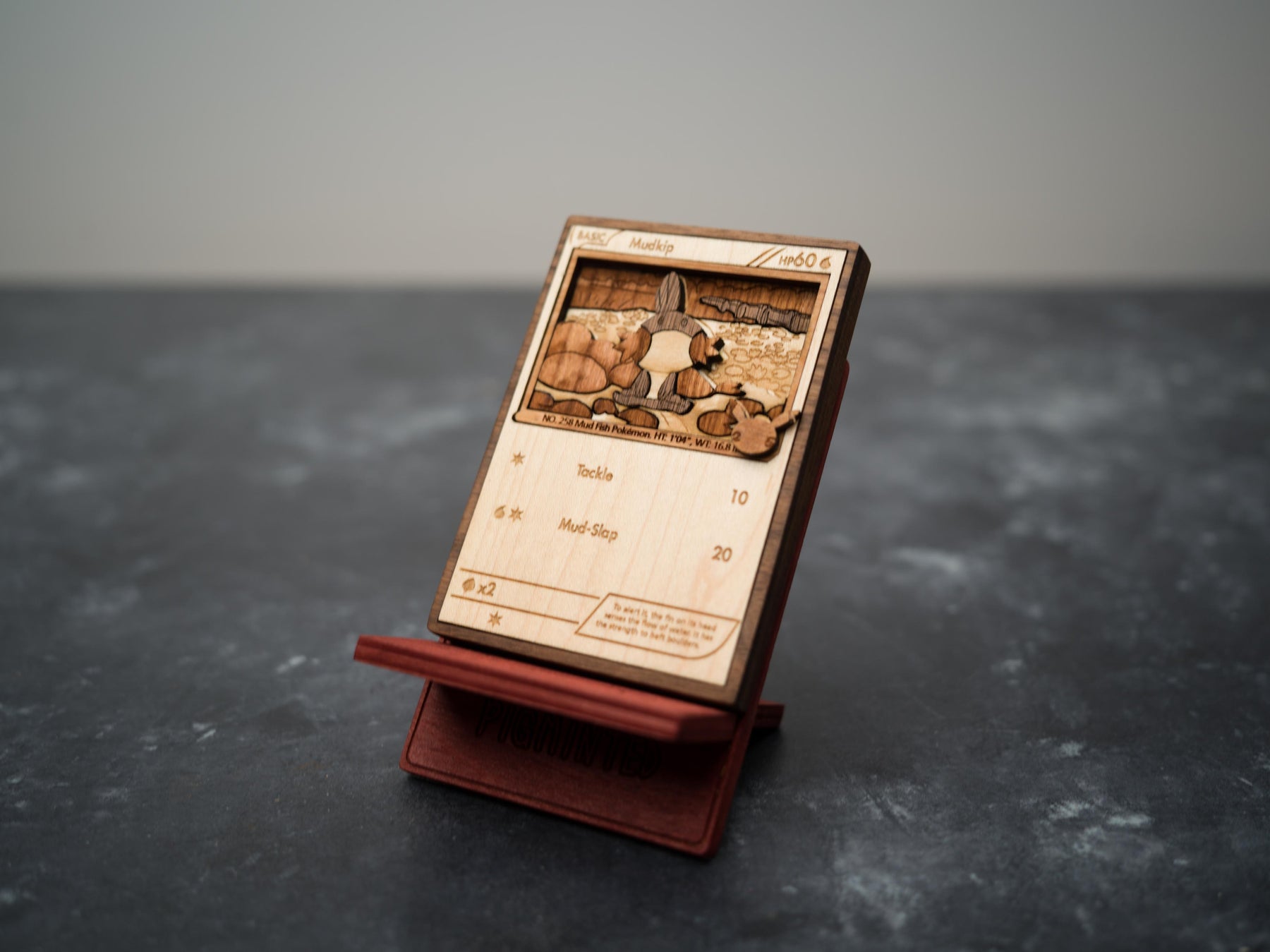 wooden pokemon card Custom Wooden Pokemon Cards – Pigminted