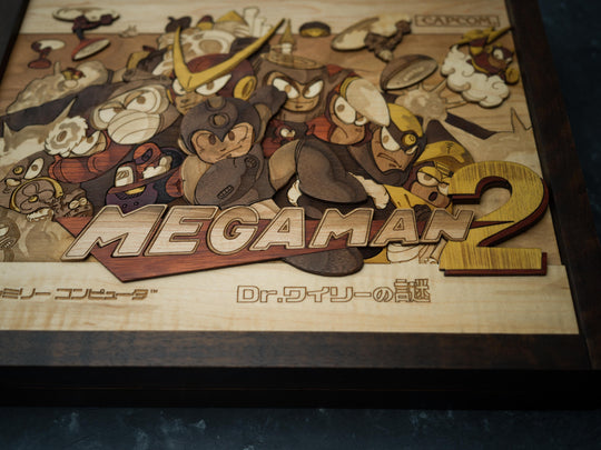 Wooden MegaMan 2 print