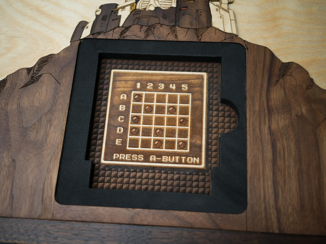 Wooden MegaMan 2 print