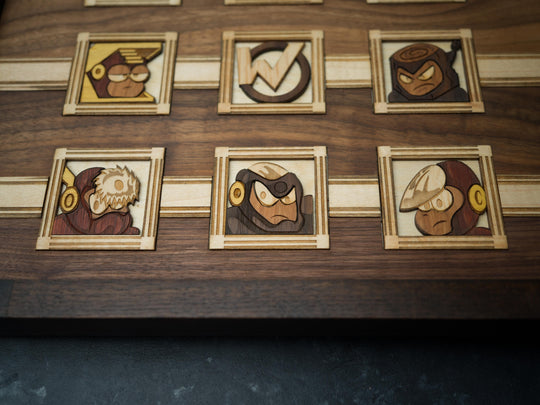 Wooden MegaMan 2 print