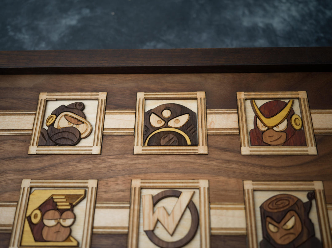 Wooden MegaMan 2 print