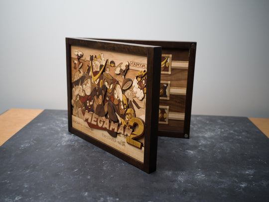 Wooden MegaMan 2 print