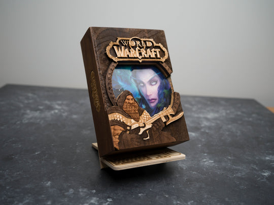 Wooden World of Warcraft game sleeve
