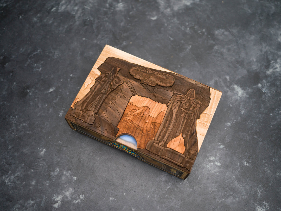 Wooden World of Warcraft game sleeve