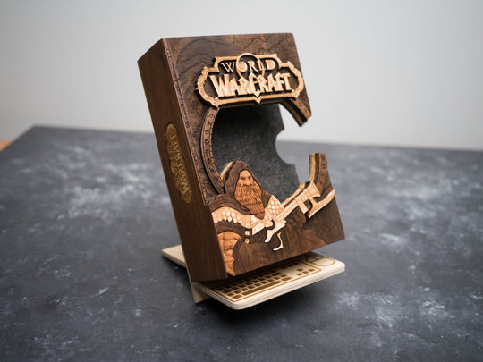 Wooden World of Warcraft game sleeve
