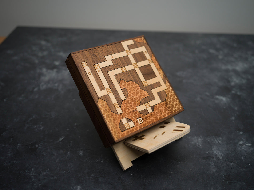 Wooden Pokemon Red Gameboy Cartridge holder
