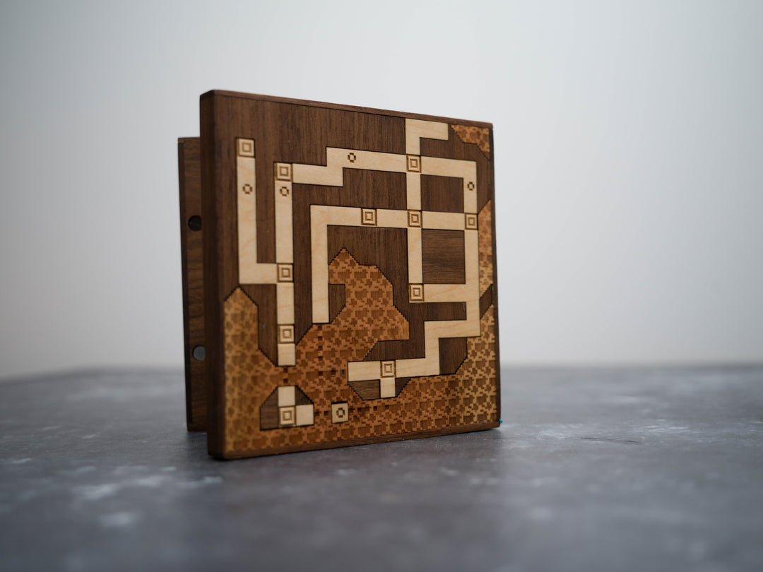 Wooden Pokemon Red Gameboy Cartridge holder