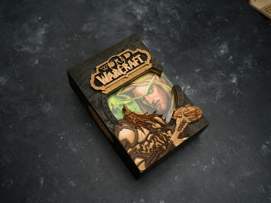 Wooden World of Warcraft Burning Crusade game sleeve
