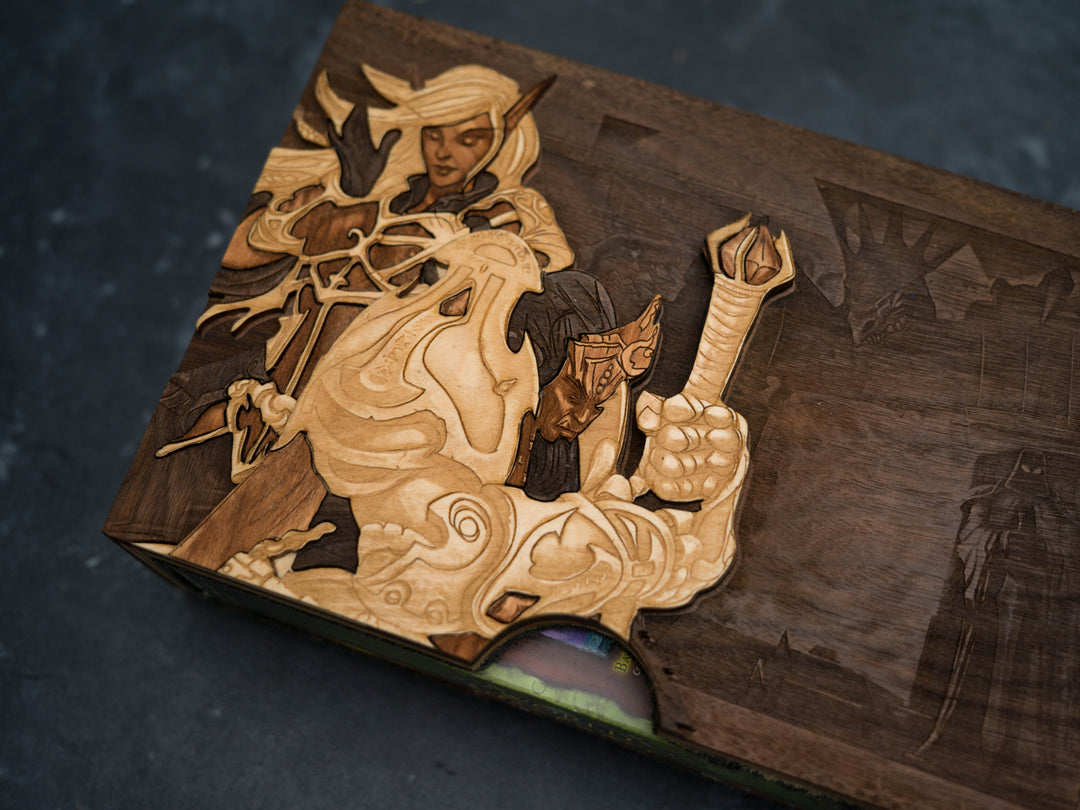 Wooden World of Warcraft Burning Crusade game sleeve