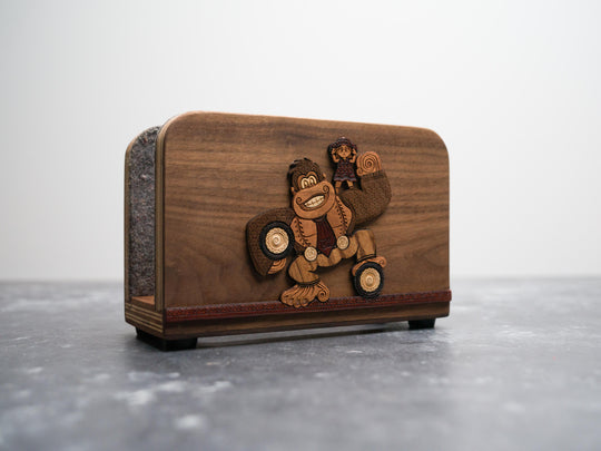 Wooden Henna / Mehndi Donkey Kong Bananza Nintendo Switch 2 Dock Sleeve