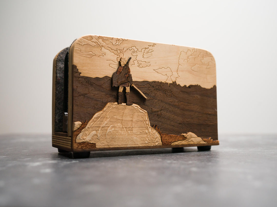Wooden Zelda Breath of the Wild Nintendo Switch 2 Dock Sleeve