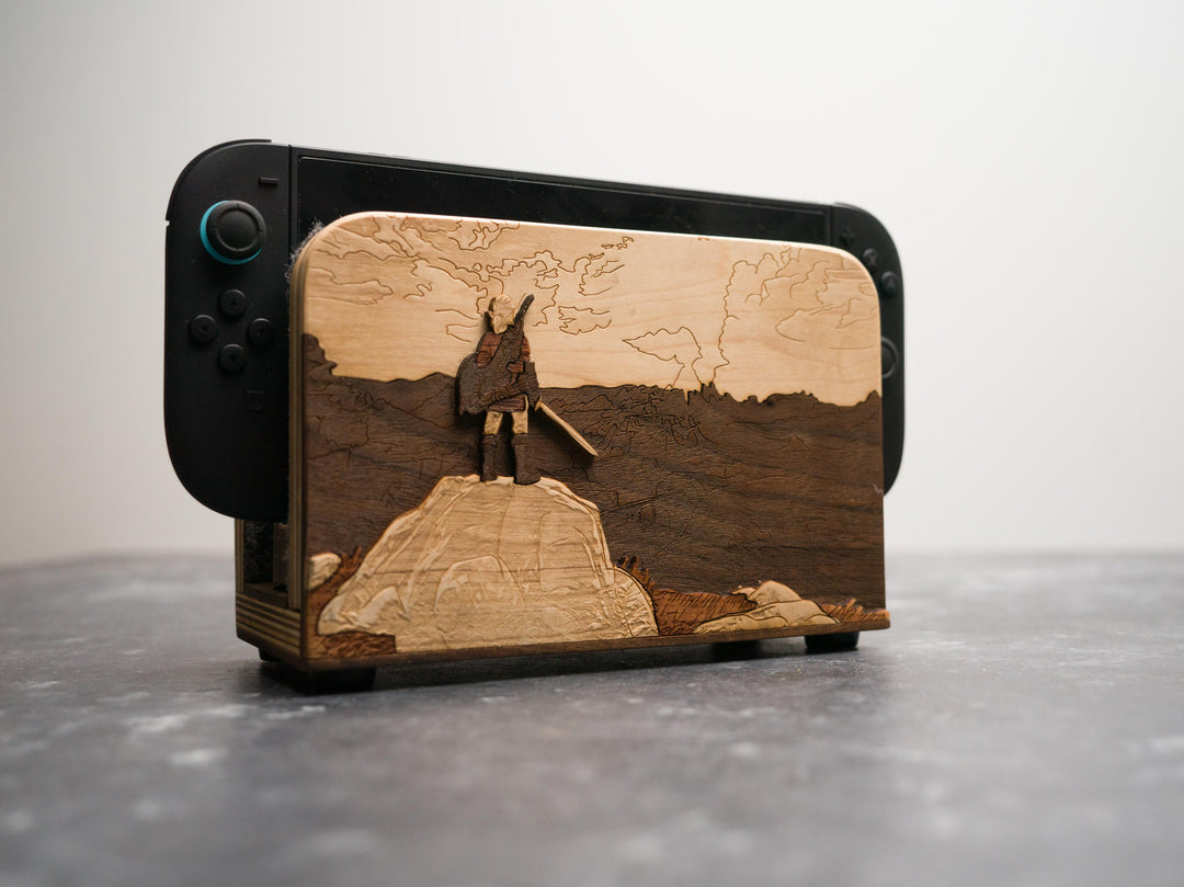 Custom Wooden Nintendo Switch 2 Dock Sleeve
