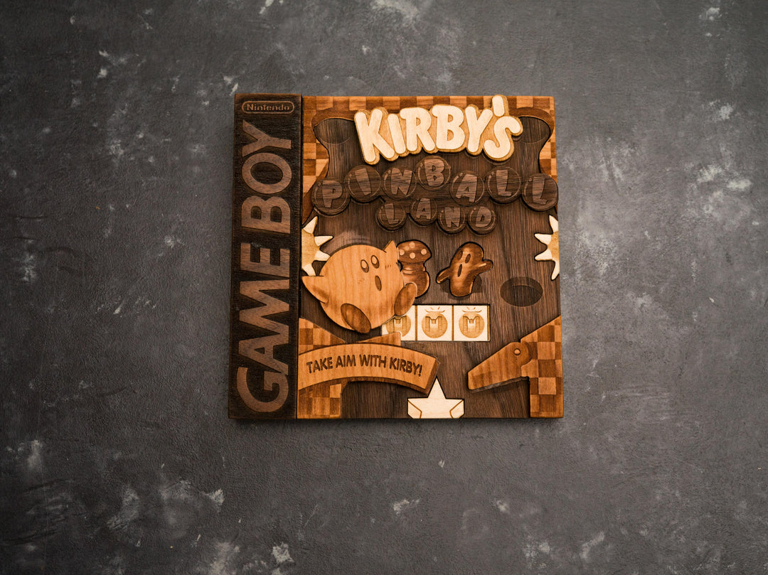 Kirby's Pinball Land Gameboy Cover Replica
