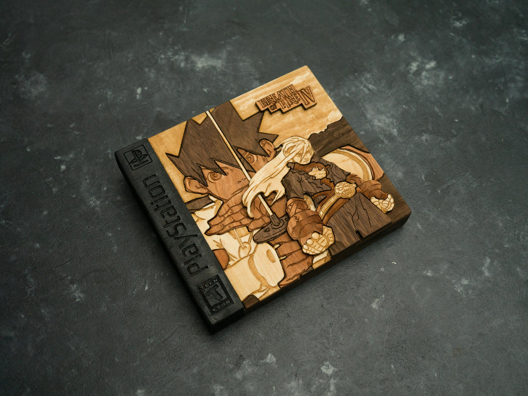 Breath of Fire 4 PlayStation Cover Replica