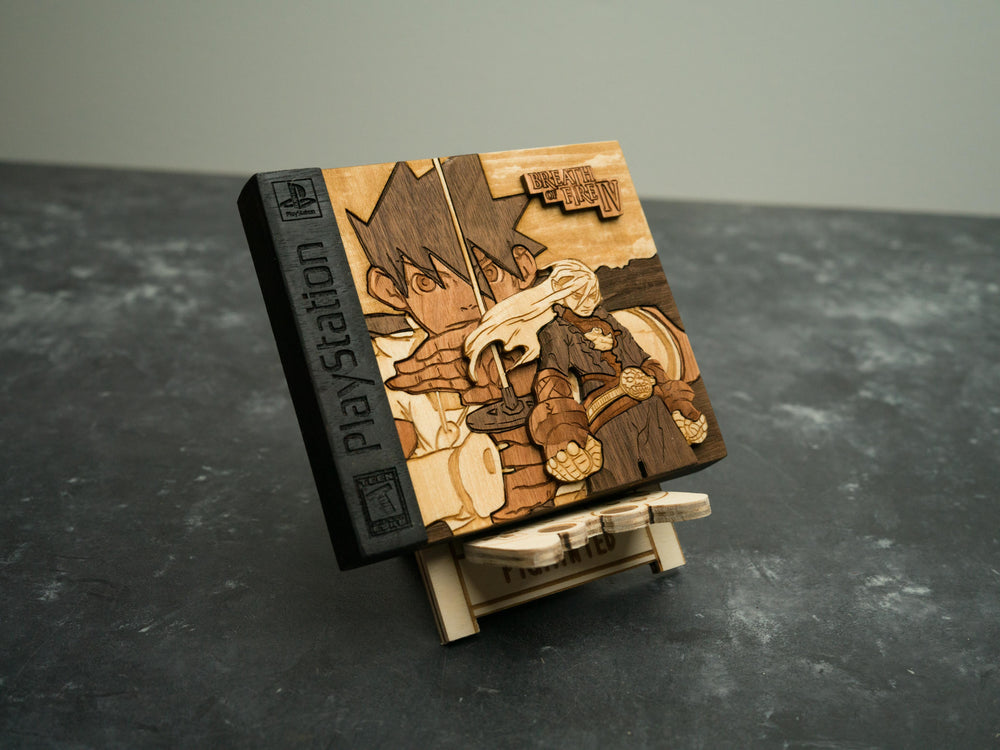 Breath of Fire 4 PlayStation Cover Replica