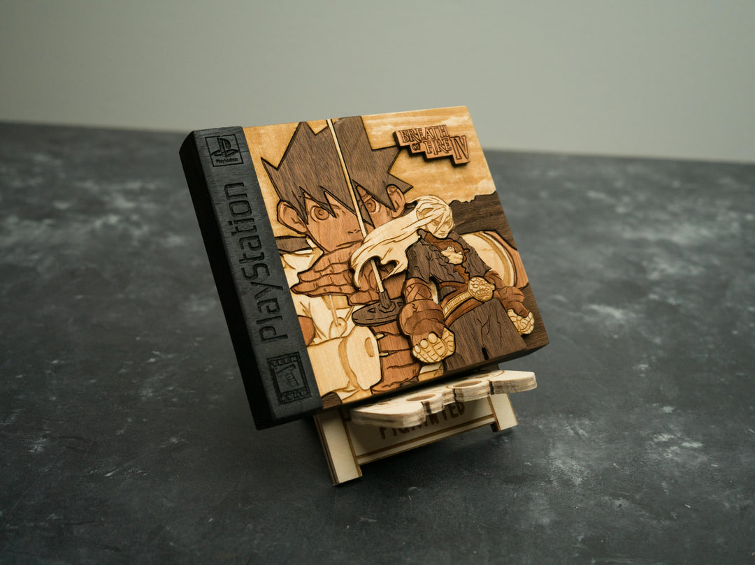 Breath of Fire 4 PlayStation Cover Replica
