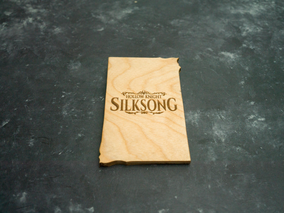 Custom Engraved Hollow Knight Silksong save menu