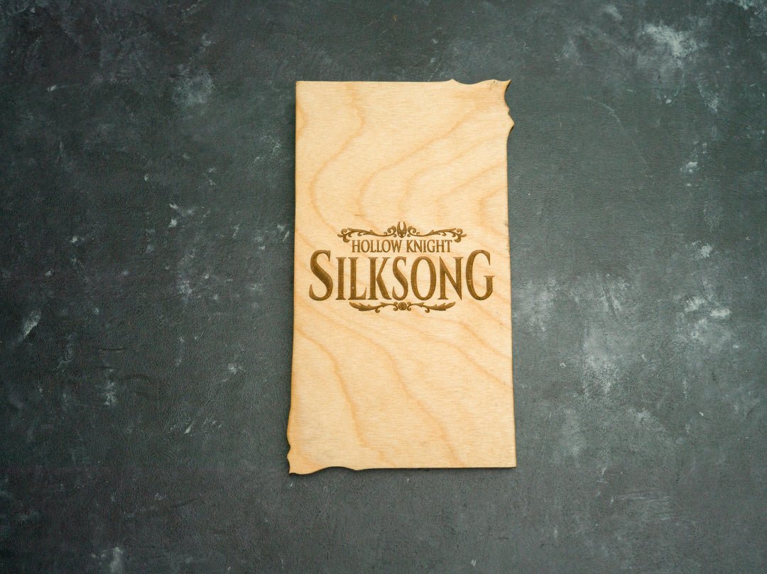 Custom Engraved Hollow Knight Silksong save menu