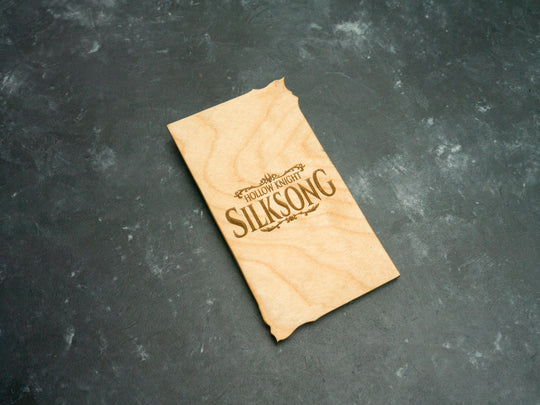 Custom Engraved Hollow Knight Silksong save menu