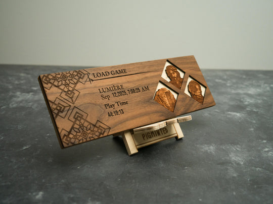 Custom Engraved Clair Obscur Expedition 33 save menu