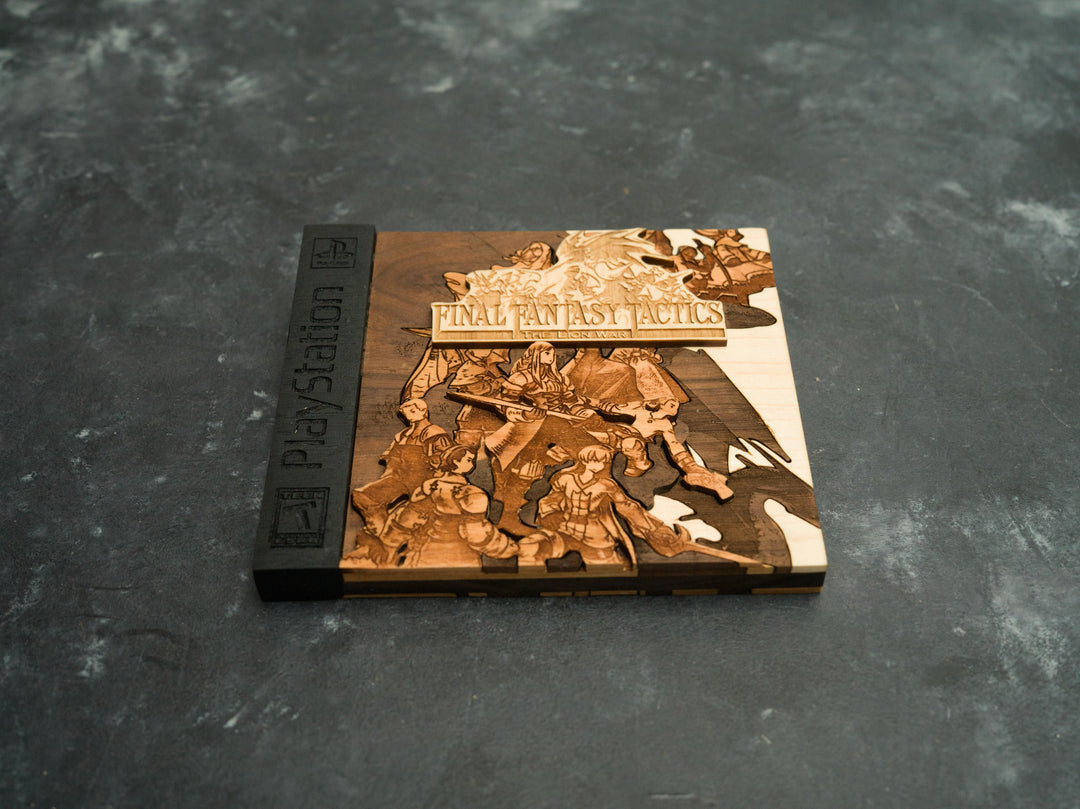 Final Fantasy Tactics War of the Lions PlayStation Cover Replica
