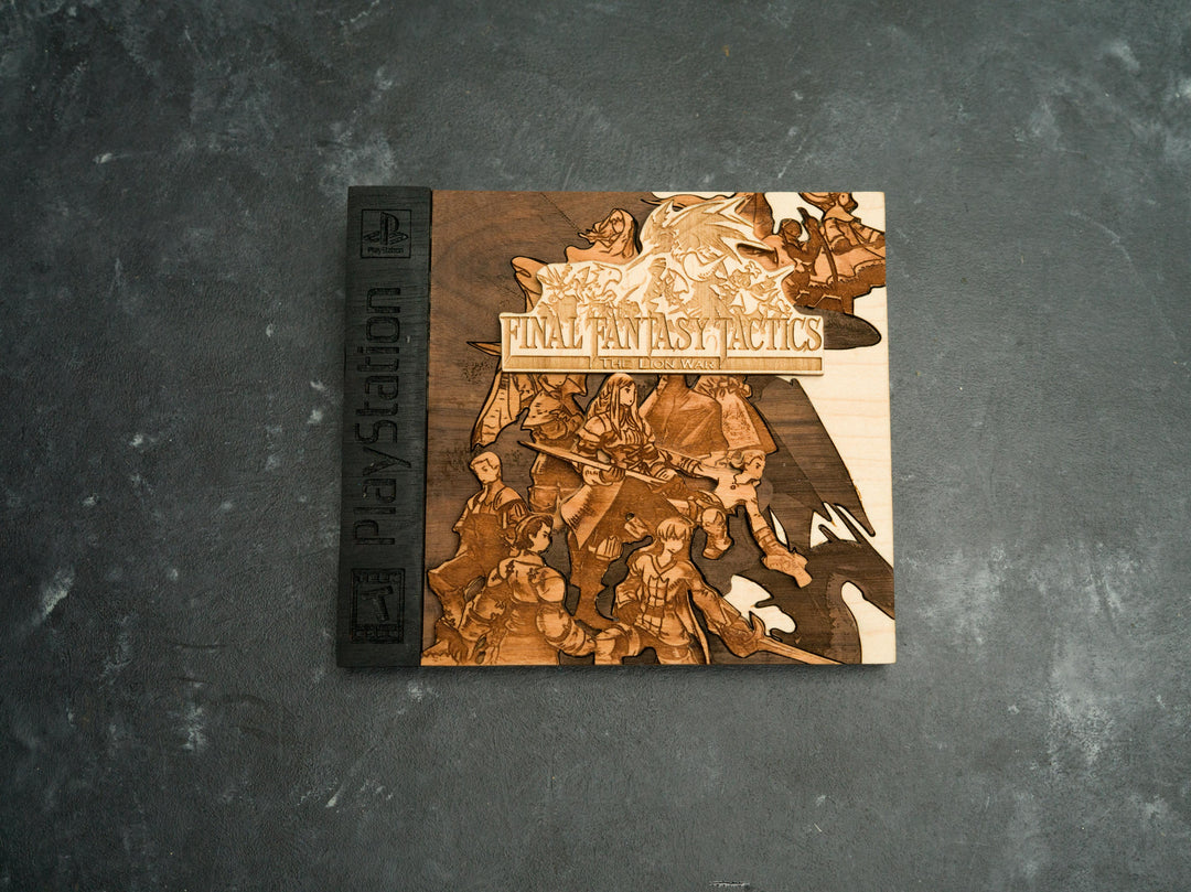 Final Fantasy Tactics War of the Lions PlayStation Cover Replica