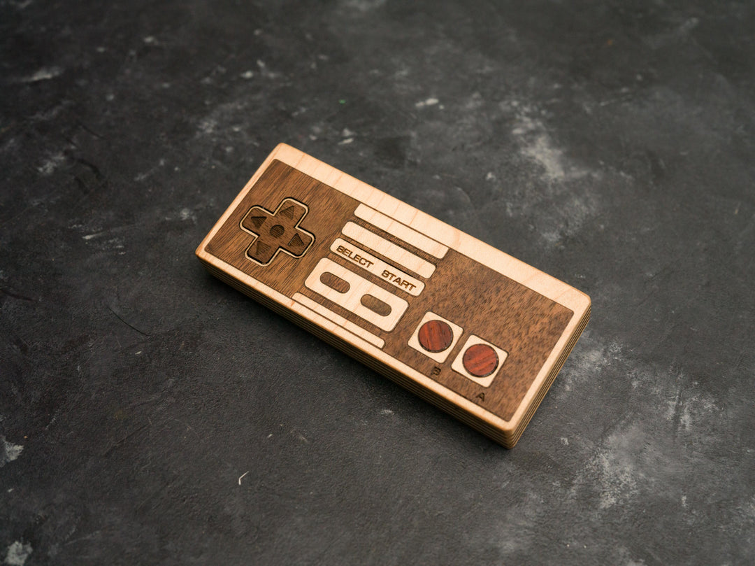 Wooden NES Bottle opener with magnets