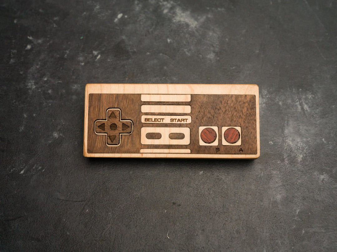 Wooden NES Bottle opener with magnets
