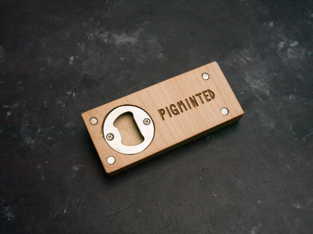 Wooden NES Bottle opener with magnets