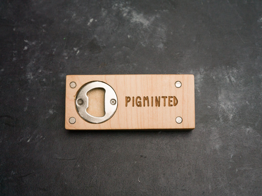 Wooden NES Bottle opener with magnets