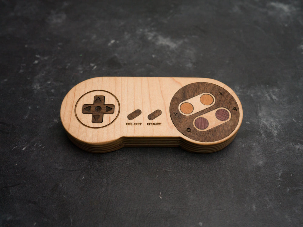 Wooden SNES Bottle opener with magnets