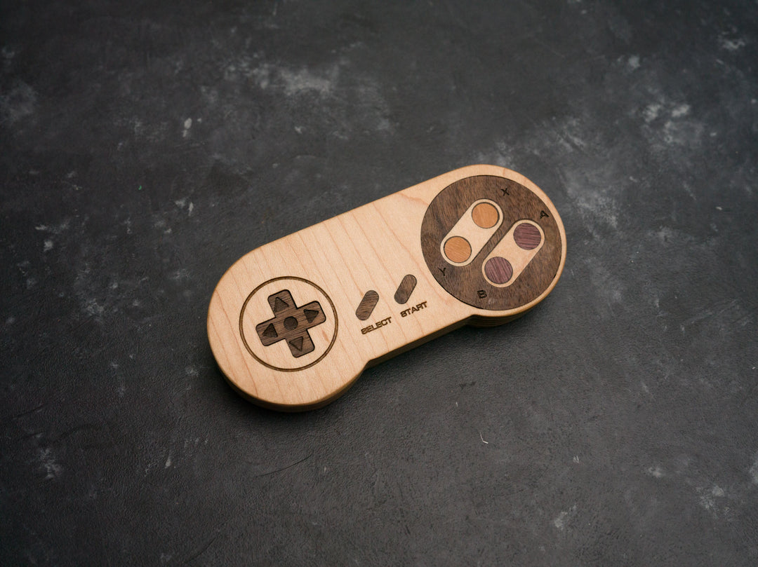 Wooden SNES Bottle opener with magnets