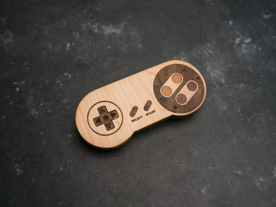 Wooden SNES Bottle opener with magnets