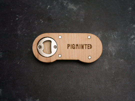 Wooden SNES Bottle opener with magnets