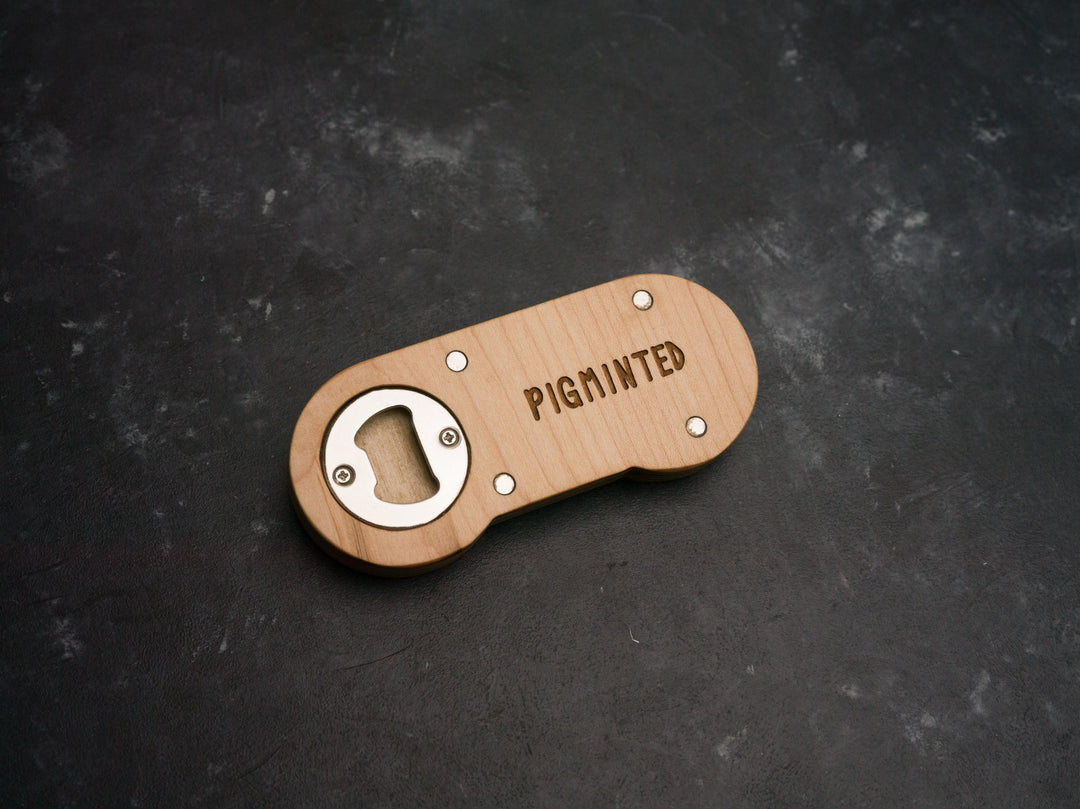 Wooden SNES Bottle opener with magnets