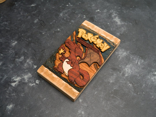 Wooden Pokemon Booster Pack bottle opener with magnets