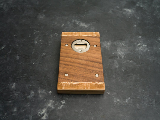 Wooden Pokemon Booster Pack bottle opener with magnets